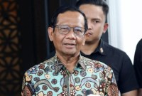 Mahfud MD menjelaskan kembali maksud pernyataan enggan ikut campur dalam penggunaan hak angket kecurangan Pemilu 2024 yang dikehendaki Ganjar Pranowo. [Foto: Istimewa]