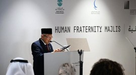 Wapres Ma'ruf Amin di Abu Dhabi. [detikcom/Indra]