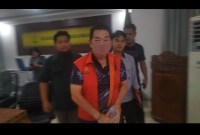 Tersangka Satria Gunawan aliss Babah