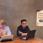 Direktur Riset Lembaga Studi Politik dan Pemerintahan (LSPP) Safa Muzdalifah saat merilis klasifikasi responden harapan menjadi Gubernur Kalimantan Selatan periode 2024-2029