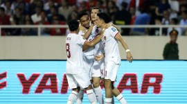 Indonesia mengalahkan Vietnam 3-0 dalam laga lanjutan Grup F Kualifikasi Piala Dunia 2026 di Stadion My Dinh, Hanoi, Selasa (26/3/2024) malam WIB. [PSSI]