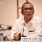 Ketua KPU RI Hasyim Asy'ari meminta bantuan Presiden Joko Widodo agar pemungutan suara ulang di Kuala Lumpur, Malaysia bisa tetap digelar. [Foto: KPU RI]
