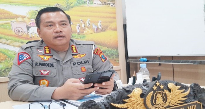 Direktur Lalu Lintas Polda Kalsel Kombes Pol Robertho Pardede