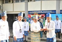 Syukuran HUT PT PAM Bandarmasih ke 51 tahun, berlangsung di Kantor PAM Bandarmasih. Senin (4/3/2024). (SuarIndonesia/Ist)