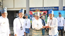 Syukuran HUT PT PAM Bandarmasih ke 51 tahun, berlangsung di Kantor PAM Bandarmasih. Senin (4/3/2024). (SuarIndonesia/Ist)