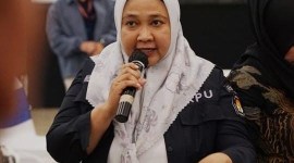 Komisioner KPU Kalsel Nida Guslaili,
