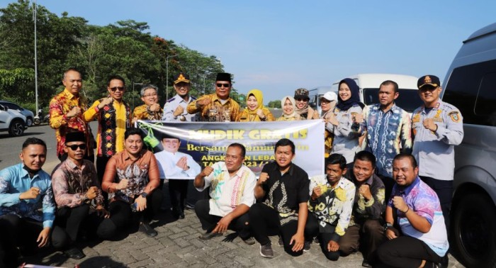 Armada angkutan mudik gratis lebaran 2024 disediakan Pemprov, melalui Dinas Perhubungan (Dishub) Kalsel.(SuarIndonesia/Ist)