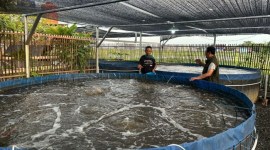 Gubernur dua periode ini secara khusus datang ke tempat usaha Madkhazin pada Kamis (14/3/2024) (SuarIndonesia/adv)