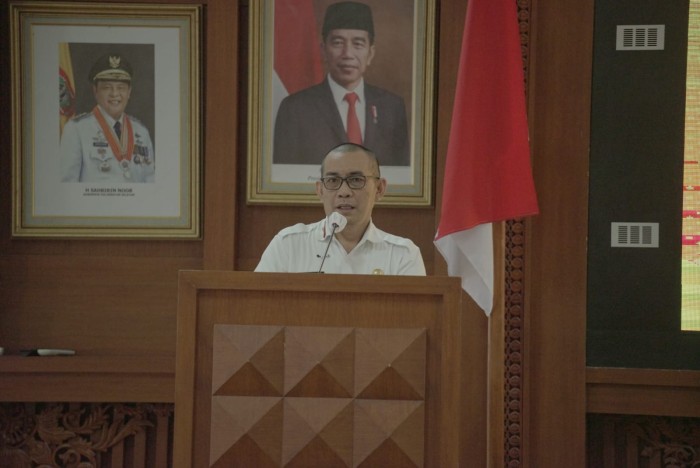 Inspektorat Daerah Provinsi Kalsel kembali kembali menyosialisasikan pembangunan zona integritas lingkungan Pemerintah Provinsi Kalimantan Selatan, di ruang rapat H Aberani Sulaiman, Rabu (27/3/2024) (SuarIndonesia/Ist)