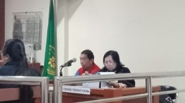 Satria Gunawan alias Babah dalam perkara pencucian uang. (SuarIndonesia/HD)