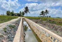 Dinas Pekerjaan Umum dan Penataan Ruang (PUPR) Kalsel, melaksanakan rehabilitasi tiga jaringan irigasi rawa pada tahun ini. Dua di Kabupaten Banjar dan satu di Kabupaten Hulu Sungai Selatan (HSS). (SuarIndonesia/Ist)