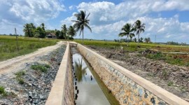 Dinas Pekerjaan Umum dan Penataan Ruang (PUPR) Kalsel, melaksanakan rehabilitasi tiga jaringan irigasi rawa pada tahun ini. Dua di Kabupaten Banjar dan satu di Kabupaten Hulu Sungai Selatan (HSS). (SuarIndonesia/Ist)