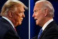 Presiden AS Joe Biden resmi akan tarung lagi dengan Donald Trump di Pilpres 2024 AS. [Morry Gash, Jim Watson/AFP via Getty]