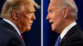 Presiden AS Joe Biden resmi akan tarung lagi dengan Donald Trump di Pilpres 2024 AS. [Morry Gash, Jim Watson/AFP via Getty]