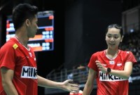 Dejan Ferdinansyah/Gloria Emanuelle Widjaja gagal melangkah ke semifinal All England 2024. [PBSI]