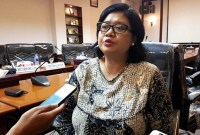 Poengky Indarti, Anggota Komisi Kepolisian Nasional (Kompolnas) mengatakan pihaknya akan mengawasi sidang sengketa Pilpres 2024 bila ada personel Polri yang dilibatkan sebagai saksi. [CNNIndonesia/Martahan S]