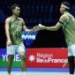 Fajar Alfian/Muhammad Rian Ardianto lolos ke final All England 2024 mengalahkan ganda Jepang Takuro Hoki/Yugo Kobayashi dengan 21-18, 21-18, Minggu (17/3/2024) dini hari WIB. [PBSI] 