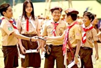 Foto Ilustrasi. Kementerian Pendidikan menyatakan sekolah tetap mempunyai kewajiban untuk menawarkan Pramuka sebagai salah satu ekstrakurikuler bagi peserta didik. [tribunnews.com]