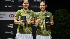 Ganda wanita Indonesia, Lanny Tria Mayasari/Ribka Sugiarto menjuarai Swiss Open 2024. [(c) PBSI]