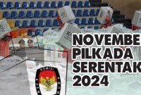 Foto Ilustrasi -- KPU menyatakan bakal mematuhi putusan Mahkamah Konstitusi yang melarang perubahan jadwal Pilkada Serentak 2024. [Foto: CNNIndonesia/Adhi Wicaksono- Photomontage: SuarIndonesia/Utha]