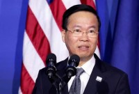 Presiden Vietnam Vo Van Thuong mengundurkan diri dari jabatannya setelah baru menjabat setahun.. [REUTERS/Brittany Hosea-Small/File Photo Purchase Licensing Rights]