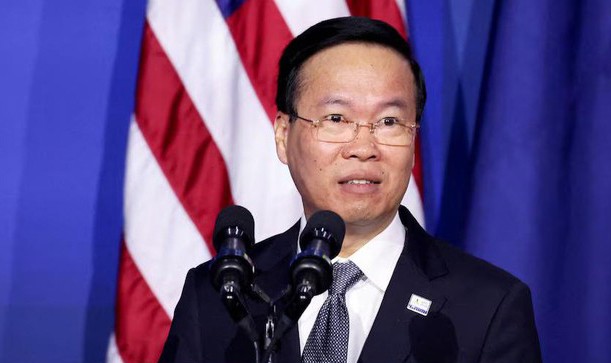 Presiden Vietnam Vo Van Thuong mengundurkan diri dari jabatannya setelah baru menjabat setahun.. [REUTERS/Brittany Hosea-Small/File Photo Purchase Licensing Rights]