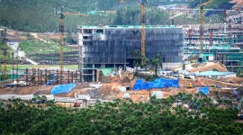 
Foto Ilustrasi. Progres pembangunan Istana Presiden di IKN. [ANTARA Foto/Rivan Awal L]