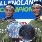Fajar Alfian/Muhammad Rian Ardianto berhasil juara All England 2024 kalahkan Aaron Chia/Soh Wooi Yikdi dengan skor 21-16, 21-16.  [Screenshot: Youtube @BWF TV]