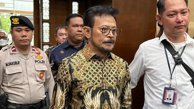 Mantan Menteri Pertanian Syahrul Yasin Limpo (SYL). [CNNIndonesia/Ryan Hadi S]