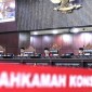 Foto Ilustrasi. Ruang sidang pleno di Gedung MK, Jakarta Pusat. [ANTARA FOTO/Hafidz Mubarak A]