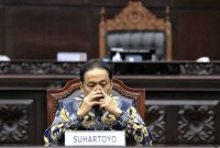 Ketua Mahkamah Konstitusi Suhartoyo. [CNNIndonesia/Adhi W]