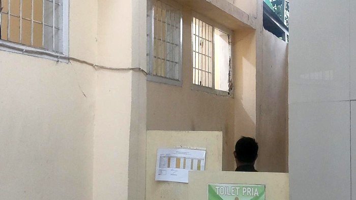 Teralis yang diduga dibobol tahanan di Cianjur sehingga berhasil kabur. [detikJabar/Ikbal Selamet]