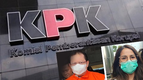 KPK menetapkan Sekretaris MA Hasbi Hasan dan finalis Indonesian Idol 2014 Windy jadi tersangka pencucian uang. [Medcom/RMOL/Fachri AH]