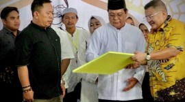 YN’S Center ( ayasan Yuni Abdi Nur Sulaiman halalbihalal, berbagi dan bertabur kebahagiaan berlangsung di kediaman keluarga besar Abdussamad Sulaiman (H Sulaiman HB) Jalani Kampung Melayu Darat, Banjarmasin, Sabtu (13/4/2024)(SuarIndonesia/Ist)