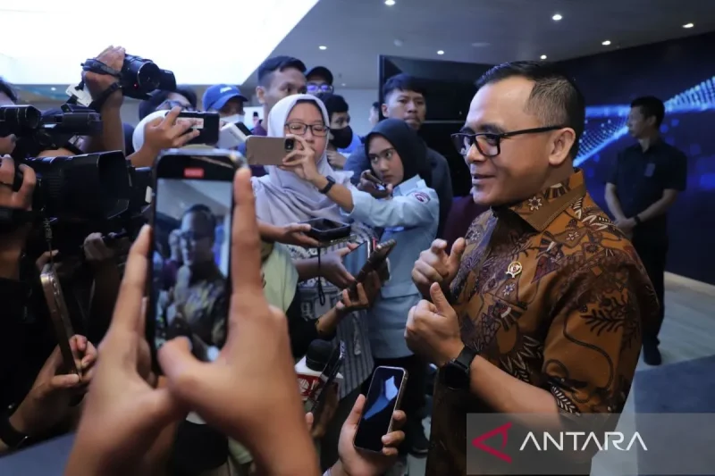 Menteri PANRB Abdullah Azwar Anas dalam Konferensi Pers “Skema Pemindahan ASN ke IKN” di Jakarta, Rabu (17/4/2024). SuarIndonesia/ANTARA/HO-Humas Kementerian PANRB.
