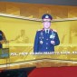 Asisten Kapolri Bidang Sumber Daya Manusia (SDM), Irjen Pol Dedi Prasetyo, memberi sambutan dalam peluncuran skuad klub bola voli Jakarta Bhayangkara Presisi (JBP) dan Jakarta Popsivo Polwan (JPP) di Jakarta, Selasa (24/4/2024). [ANTARA/Donny Aditra]

