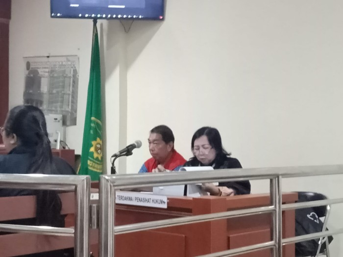 Terdakwa Satrya Gunawan alias Babah