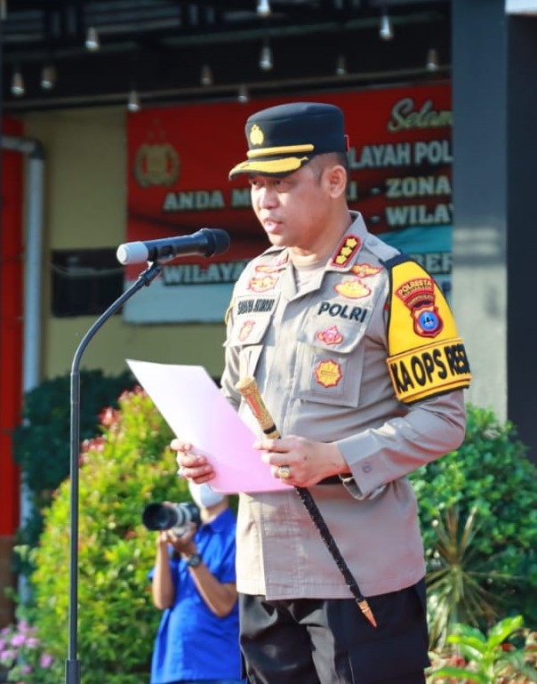 Kapolresta Banajrmasin Kombes Pol Sabana Atmojo