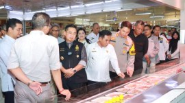 monitoring ketersedian pasokan bahan pokok serta harga pangan jelang hari Raya Idul Fitri 1445 H, (SuarIndonesia/Ist)