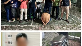 - Rumah M.Subhan alias Ahan (40) pelaku curanmor (pencurian kendaraan bermotor) di Jalan Komplek Melayu Laut Gang Gotong Royong RT. 03 Banjarmasin Tengah, digerebek Polisi, Rabu (3/4/2024) dinihari. (SuarIndonesia/ist)