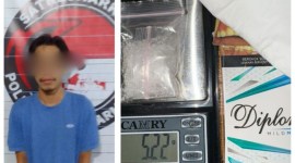 Seorang kurir (persuruh) Narkotika jneus sabu-sabu, M Riyan (31) (SuarIndonesia/Ist)