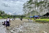 Objek wisata Sungai Maranting di Desa Gunung Batu Kecamatan Tebing Tinggi Kabupaten Balangan (SuarIndonesia/RJ)
