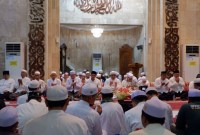 peringatan haul ke-218 Syekh Muhammad Arsyad Al-Banjari (Datu Kelampayan), pada Selasa (16/4/2024) di ruang induk Masjid Raya Sabilal Muhtadin Banjarmasin. (SuarIndonesia/Adv)