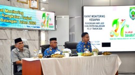 Rapat monitoring kesiapan rangkaian Hari Jadi ke-21, di Aula Benteng Tundakan, Paringin Selatan, Rabu (17/4/2024) (SuarIndonesia/Adv)