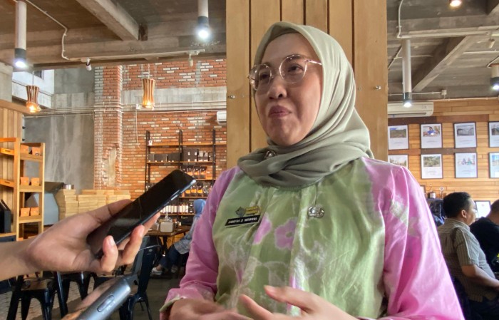 Ketua Harian Geopark Meratus, Hanifah Dwi Nirwana,