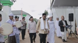 Keluarga Besar Pondok Pesantren Nurul Hijrah Jorong, Kabupaten Tanah Laut menggelar acara Halal Bihalal Minggu (21/4//2024) (SuarIndonesia/Adv)