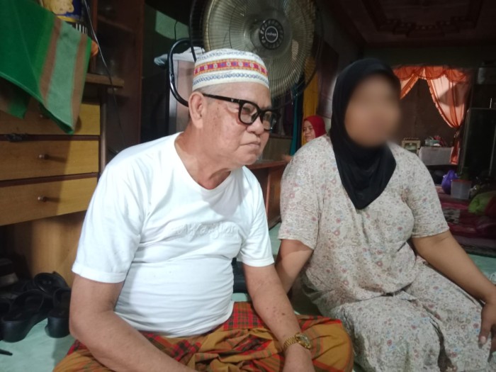 MS didampingi ayahnya H Norman. (SuarIndonesia/DO)