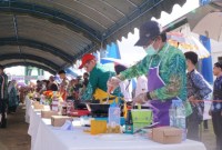 Satuan Kerja Perangkat Daerah (SKPD) Kabupaten Balangan ikuti lomba masak nasi goreng, di Komplek Perkantoran Tugu Maritam, Paringin Selatan, pada Kamis (25/4/2024) (SuarIndonesia/Adv)