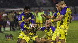 Barito Putera gebuk Persikabo 4-3 pada pekan ke-34 Liga 1 2023/2024 di Stadion Sultan Agung, Bantul, Senin (29/4/2024). [ANTARA FOTO/BAYU PRATAMA S]