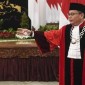 MKMK menyatakan Hakim Konstitusi Guntur Hamzah tidak terbukti melanggar kode etik terkait keterlibatan dalam Asosiasi Pengajar Hukum Tata Negara dan Hukum Administrasi Negara (APHTN-HAN). [ANTARA FOTO/Hafidz Mubarak A]